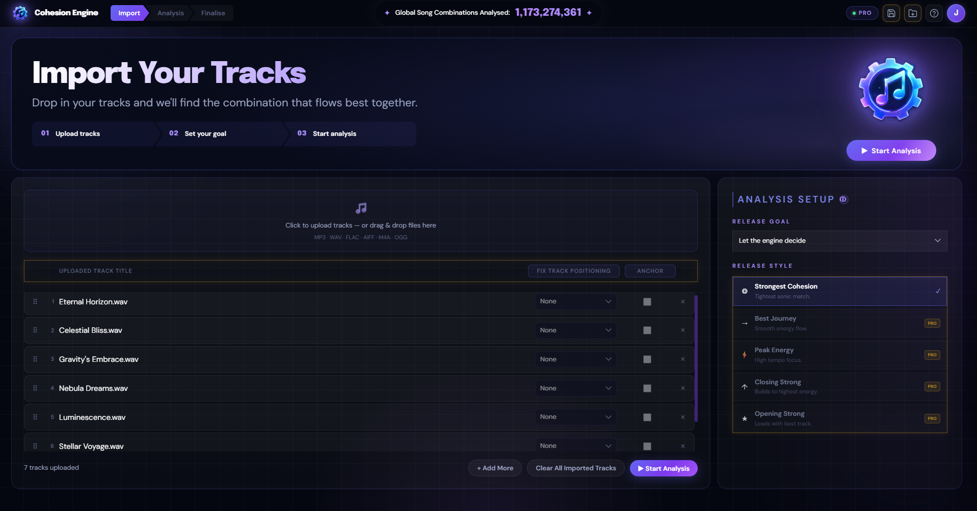 Import Screen